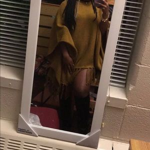 Mustard poncho